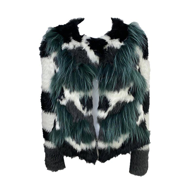 Meteo Multicolor Fur Coat