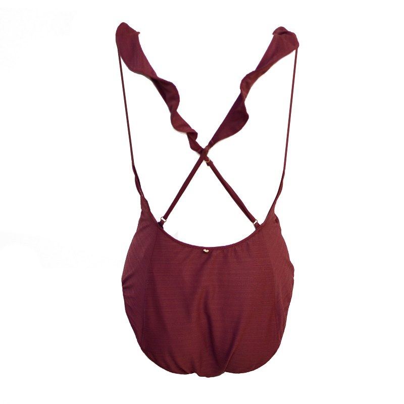 For Love & Lemons Full Bordo SwimSuit