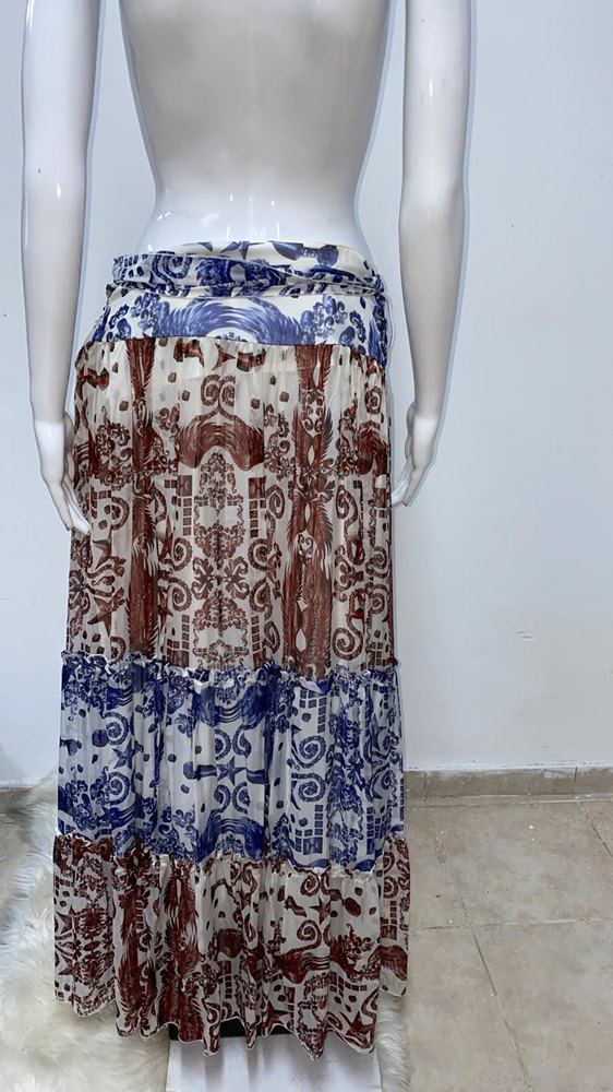 Phillip Plein Multicolor Long Skirt