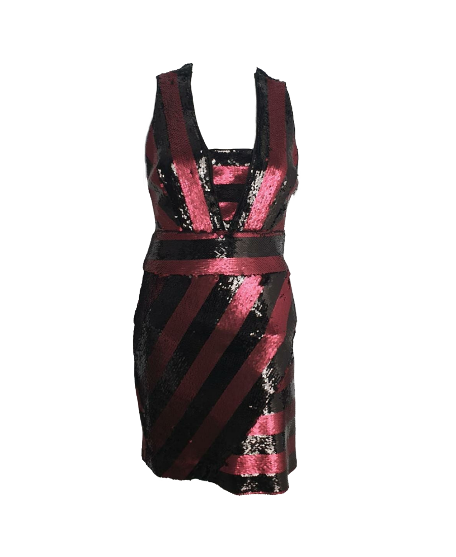 Mini Metallic Color Dress