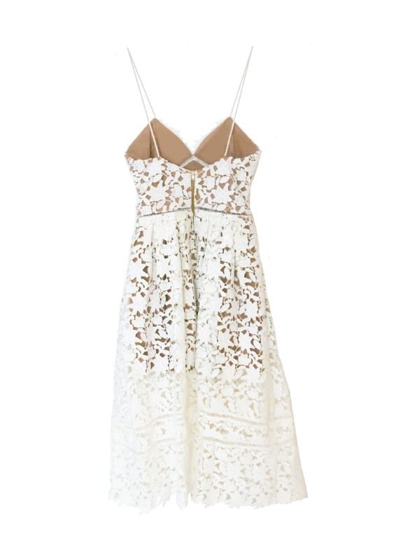 Self Portrait Azaelea Midi Lace Dress Size: S