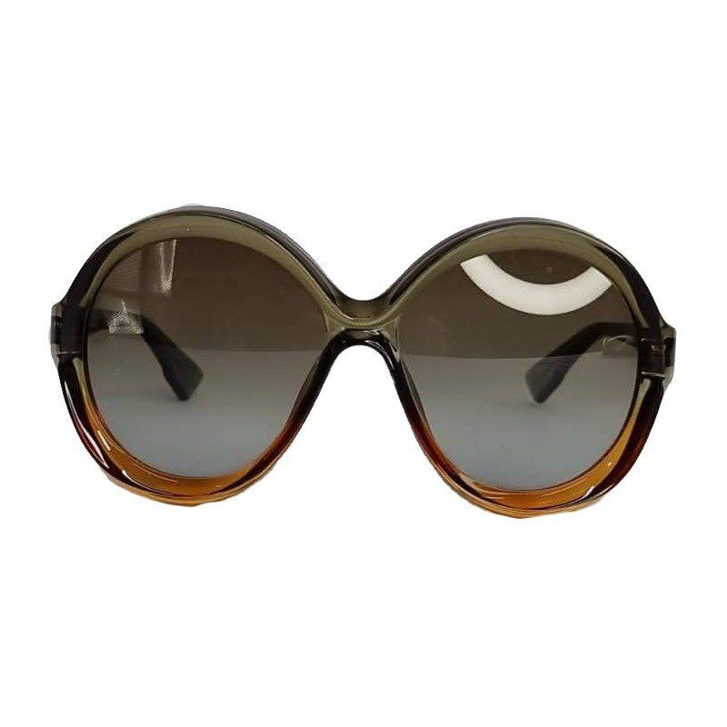 Christian Dior Black & Orange Frame Sunglasses