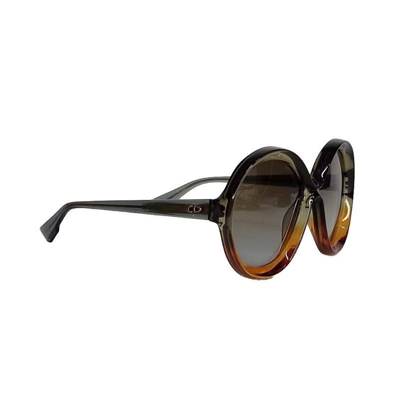 Christian Dior Black & Orange Frame Sunglasses