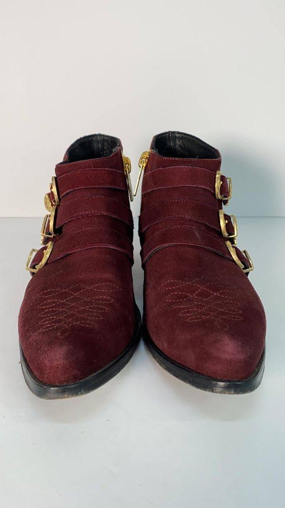 Anine Bing Bordo Sued Boots Size: 36Condition: pre-owned in good condition