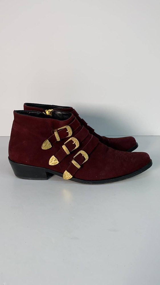Anine Bing Bordo Sued Boots Size: 36Condition: pre-owned in good condition