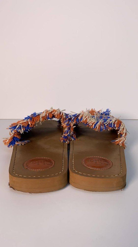 Chloé Multicolor Slide Mules