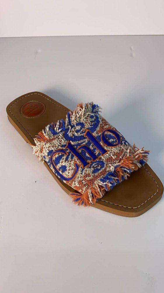 Chloé Multicolor Slide Mules