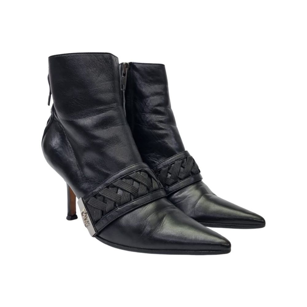Christian Dior Black Ankle BootsSize:35