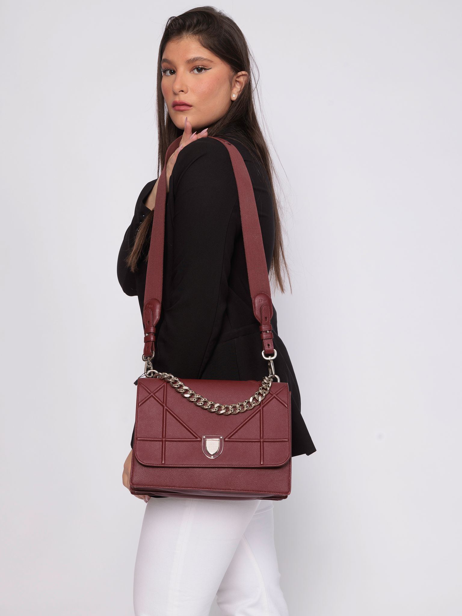 Christiand Dior Bordo Shoulder Bag
