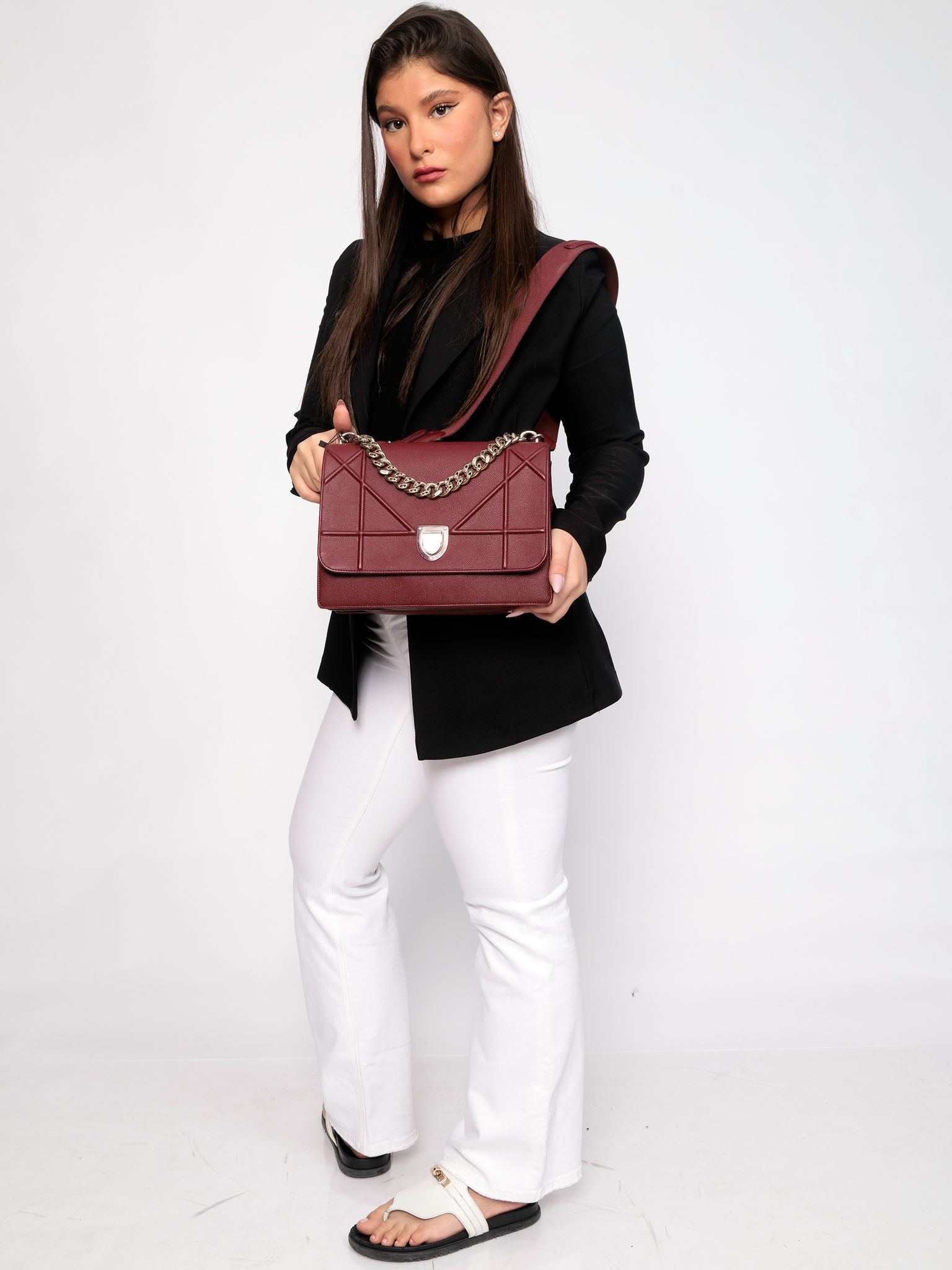 Christiand Dior Bordo Shoulder Bag