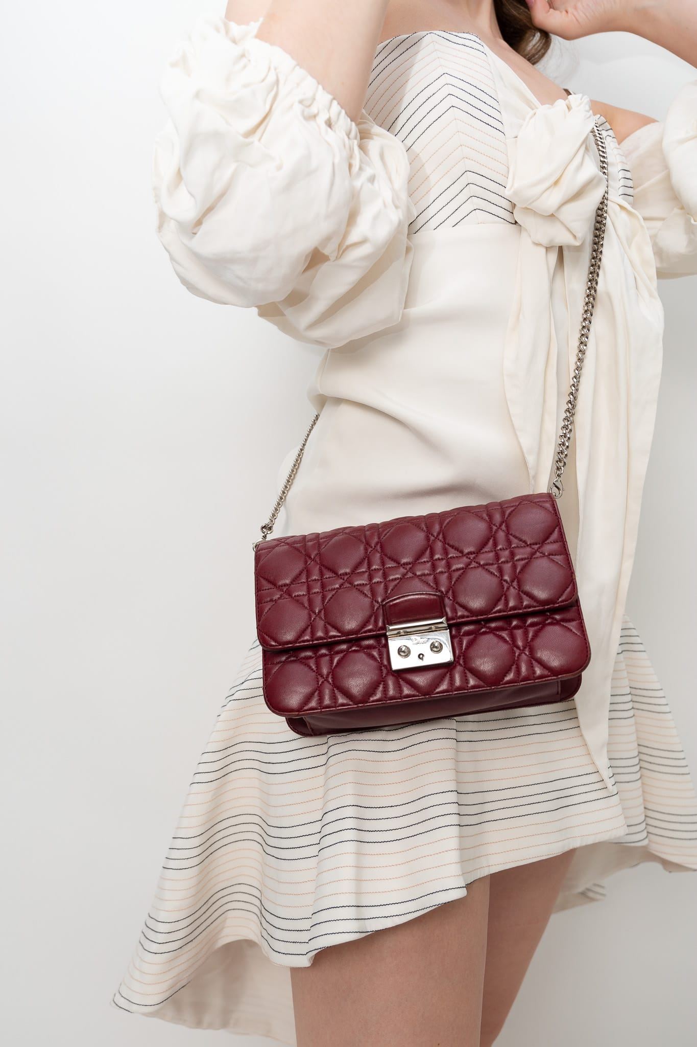 Christian Dior Crossbody Bordo Bag