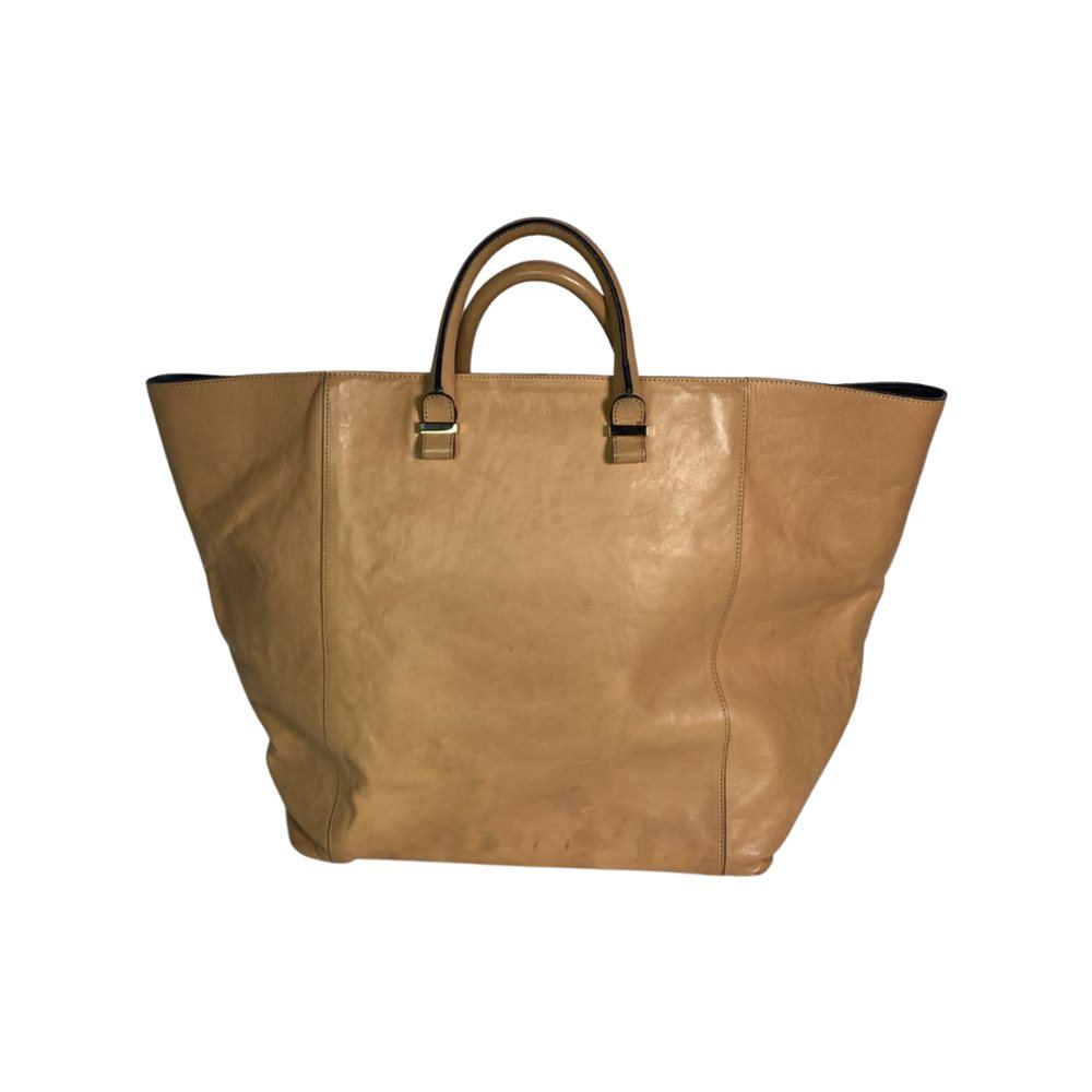 Victoria Beckham Light Orange Handle Bag