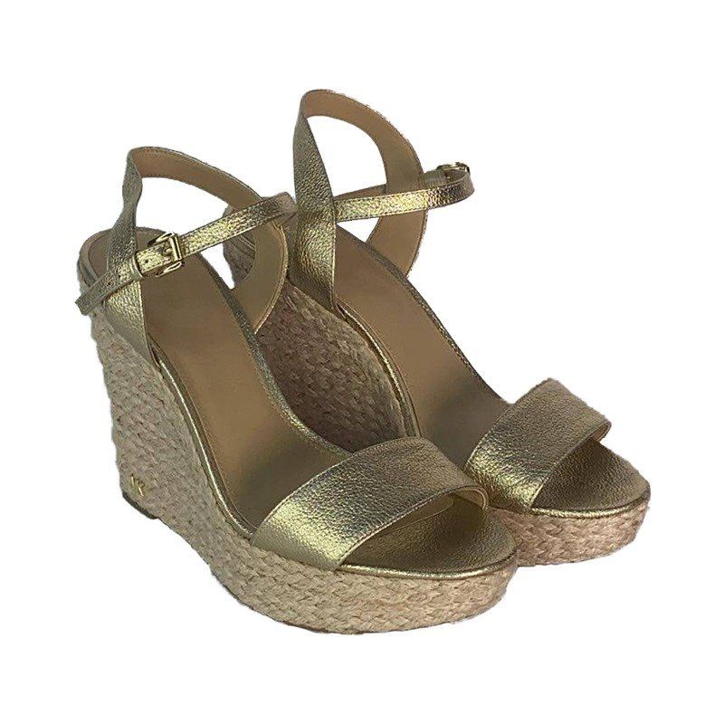 Michael Kors Platform Golden Sandals