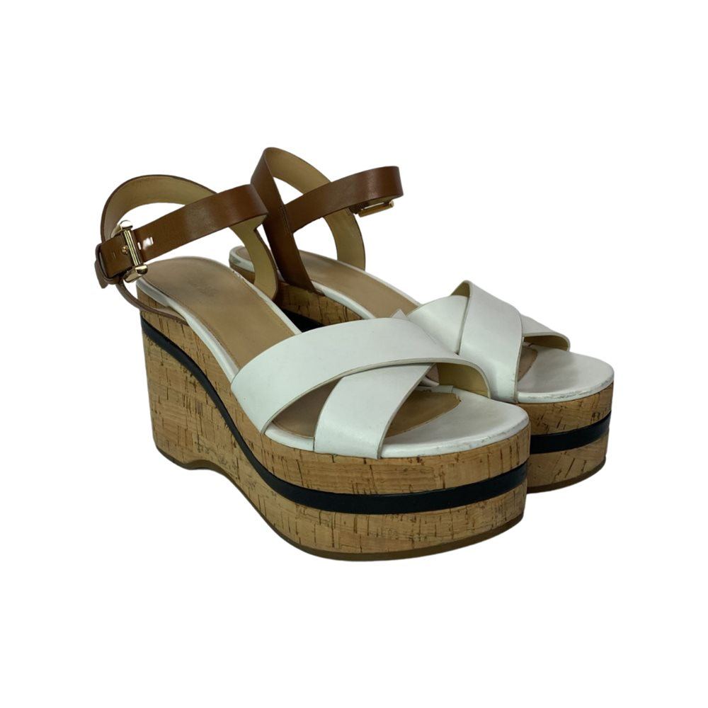 Michel Kors White Platform SandalsSize:39