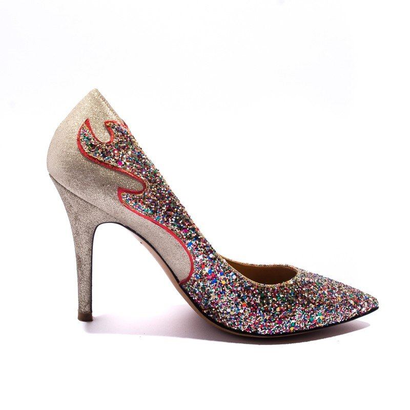 Isabel Marant Étoile Multicolor Heeled Pumps