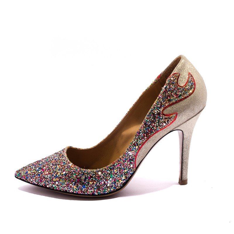 Isabel Marant Étoile Multicolor Heeled Pumps