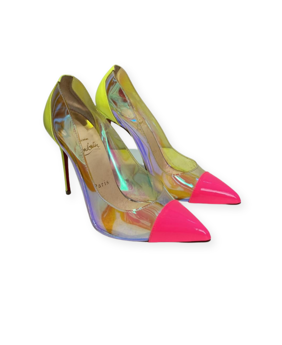 Christian Louboutin High Heeled Multicolor Pumps