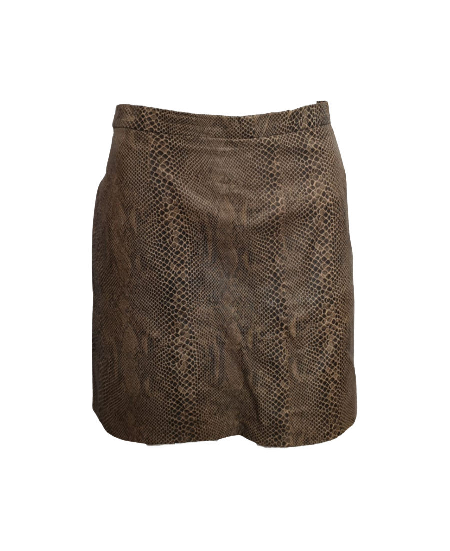 Vintage Leather Skirt