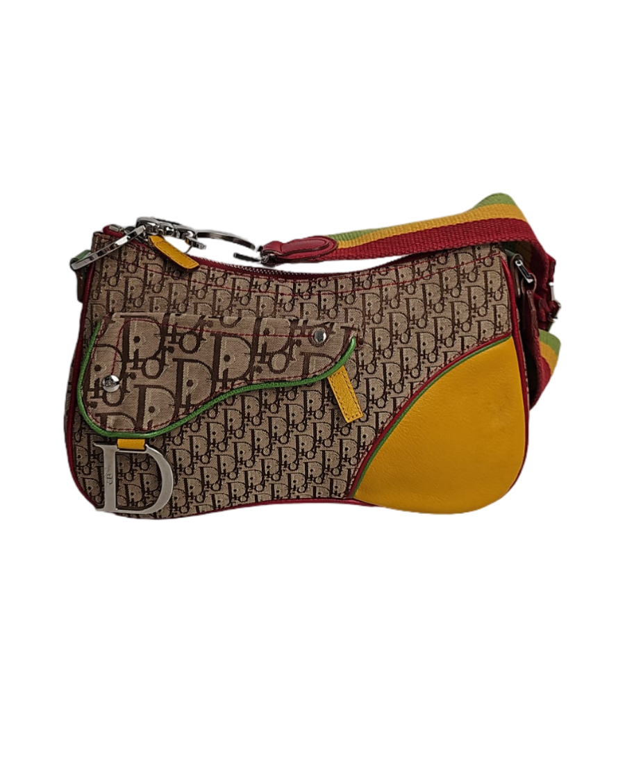 Christian Dior Brown Monogram Vintage Bag