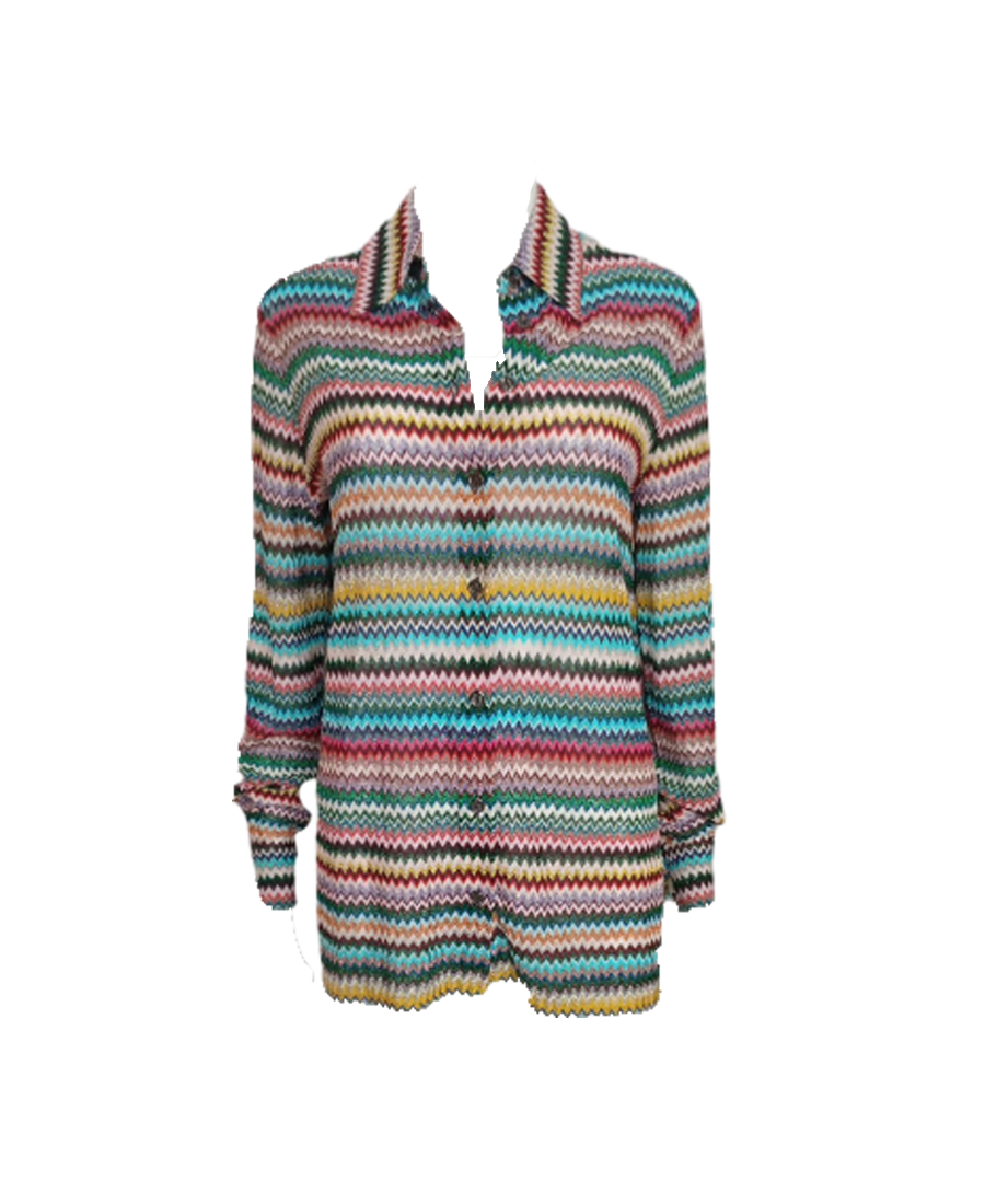 Missoni Blouse and Pants Colorful Set