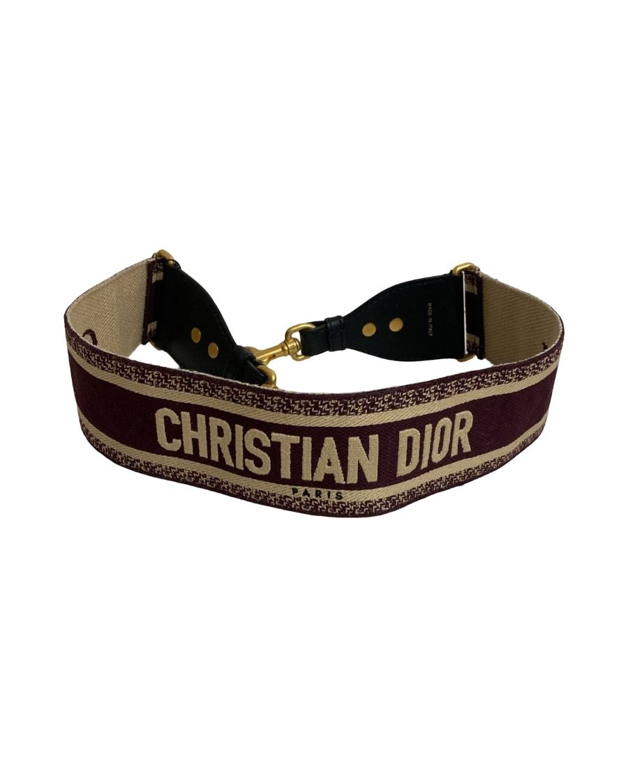 Christian Dior  Bordeaux Shoulder Strap